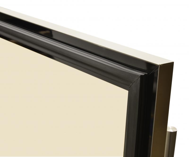 Dual Zone Wine Cooler with 51 Bottle Capacity and Stainless Steel Door